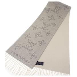 Louis Vuitton-Louis Vuitton Echarpe Flight Mode Mahina Cotton Scarf M77903 in Excellent condition-Other