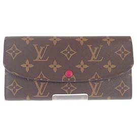 Louis Vuitton-Cartera larga de lona Louis Vuitton Portefeuille Emilie M60697 En muy buenas condiciones-Otro