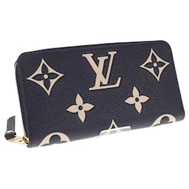 Louis Vuitton-Louis Vuitton Zippy Wallet Portefeuille long en cuir M80481 In excellent condition-Autre