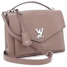 Louis Vuitton-Borsa a mano in pelle Louis Vuitton My Lock Me Satchel M54877 In ottime condizioni-Altro