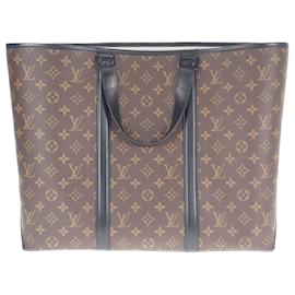 Louis Vuitton-Louis Vuitton Weekend Tote GM Canvas Tote Bag M45733 in excellent condition-Other