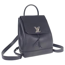 Louis Vuitton-Mochila Louis Vuitton Lockme Mochila De Cuero M41815 en buen estado-Otro