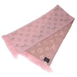 Louis Vuitton-Louis Vuitton Escharpe Logomania Shine Cotton Scarf M70466 in good condition-Other