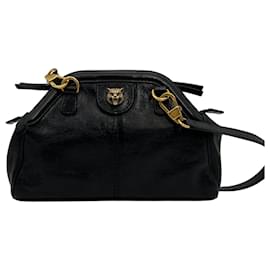 Gucci-Gucci Rebelle GG Marmont shoulder bag black / good-Black