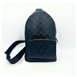 Louis Vuitton-Louis Vuitton Racer Sling Bag Empreinte Leather-Black
