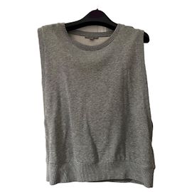 Cos Baumwoll Tanktop Grau Grau