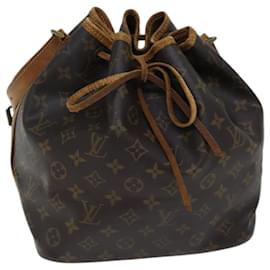 Louis Vuitton-LOUIS VUITTON Monogram Petit Noe Shoulder Bag M42226 LV Auth 69308-Monogram