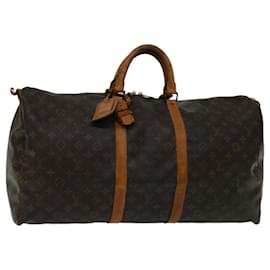 Louis Vuitton-Louis Vuitton-Monogramm Keepall 55 Boston Bag M.41424 LV Auth 67843-Monogramm