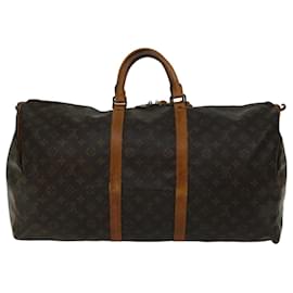Louis Vuitton-Louis Vuitton-Monogramm Keepall 55 Boston Bag M.41424 LV Auth 67843-Monogramm