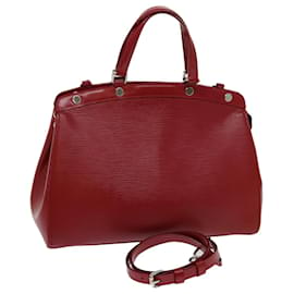 Louis Vuitton-LOUIS VUITTON Epi Blair MM Hand Bag 2way Red Car Mine M4030E LV Auth 70380-Red,Other