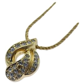 Christian Dior-Christian Dior Pendientes Collar Conjunto Oro Auth am6081-Dorado