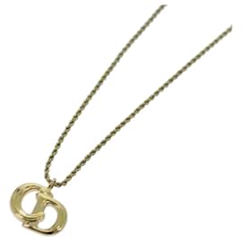 Christian Dior-Christian Dior Halskette Metall Gold Auth am6075-Golden