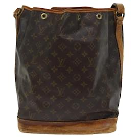 Louis Vuitton-LOUIS VUITTON Monogram Noe Shoulder Bag M42224 LV Auth 70543-Monogram