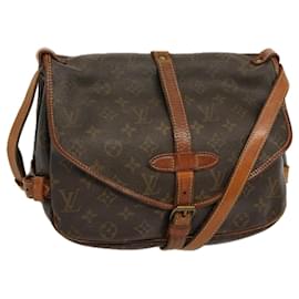 Louis Vuitton-Louis Vuitton Monogram Saumur 30 Borsa a tracolla M42256 LV Aut 69724-Monogramma