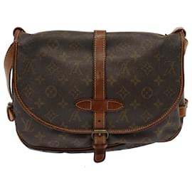 Louis Vuitton-Louis Vuitton Monogram Saumur 30 Borsa a tracolla M42256 LV Aut 69724-Monogramma