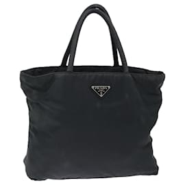 Prada-PRADA Tote Bag Nylon Black Auth mr103-Black