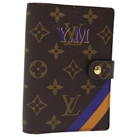 Louis Vuitton-LOUIS VUITTON Monogram My LV Heritage Agenda PM Day Planner Cover LV Auth 70301-Monogram