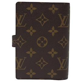 Louis Vuitton-LOUIS VUITTON Monogram My LV Heritage Agenda PM Day Planner Cover LV Auth 70301-Monogram