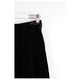 Saint Laurent-Brown skirt-Brown