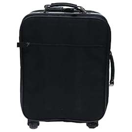 Prada-PRADA Suitcase Canvas Black Auth bs13415-Black