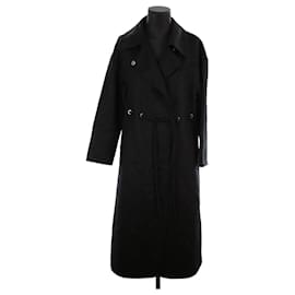 Bash-Manteau en laine-Noir