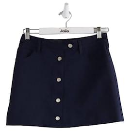 Courreges-Blue mini skirt-Blue
