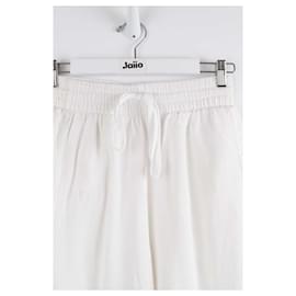 See by Chloé-Pantaloni larghi bianchi-Bianco
