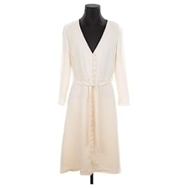 Tara Jarmon-weißes Kleid-Weiß