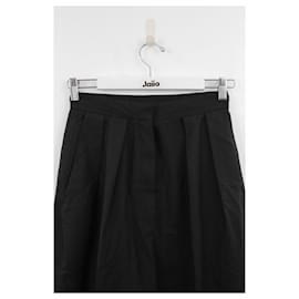 Saint Laurent-Carot cotton pants-Black