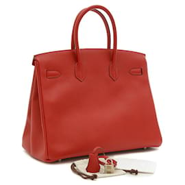 Hermès-HERMES BIRKIN 35-Rosso