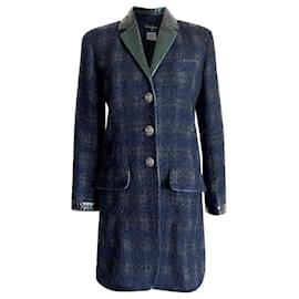 Chanel-Collectors Paris / Edinburgh Gripoix Buttons Tweed Coat-Multiple colors