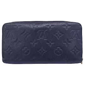 Louis Vuitton-Louis Vuitton Portefeuille zippy-Azul marinho