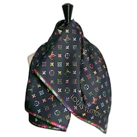 Louis Vuitton-Fazzoletto Louis Vuitton LV Garden in seta nuovo 90-Multicolore