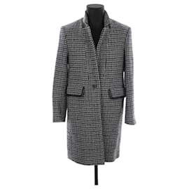 Maje-Wool coat-Grey