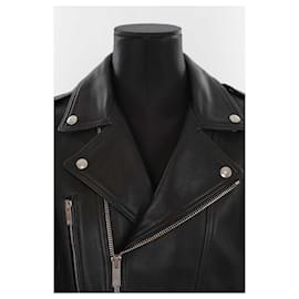 The Kooples-Leather coat-Black