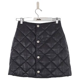 Claudie Pierlot Mini jupe en cuir Bleu