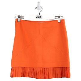 Courreges wool mini skirt Orange