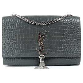 Saint Laurent-SAINT LAURENT Handbags Pompom Kate-Grey