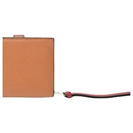 Loewe-Loewe Compact zip wallet-Brown