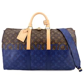 Louis Vuitton-Louis Vuitton Keepall Bandouliere 50-Blu