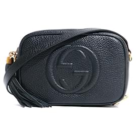 Gucci-GUCCI Handbags Soho-Black