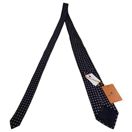 Etro-Gemusterte Krawatte von Etro aus marineblauer Seidenbaumwolle-Blau,Marineblau