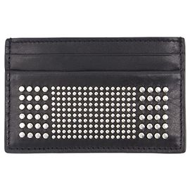 Kartenhalter - Alexander McQueen - Nylon - Schwarz Schwarz