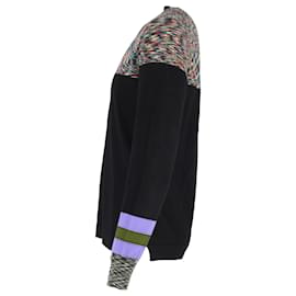 Missoni-Missoni Knitted Sweater in Black Wool-Other