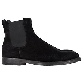 Bottines Chelsea Tod's en Daim Noir Noir