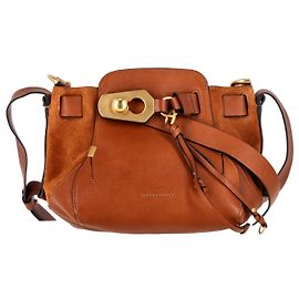 Borsa a secchiello Chloé Owen in pelle marrone Marrone