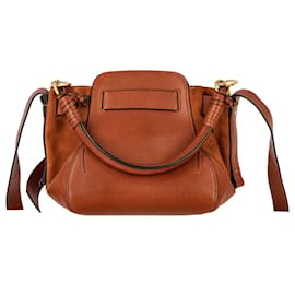 Chloé-Chloé Owen Bucket Bag in Brown Leather-Brown
