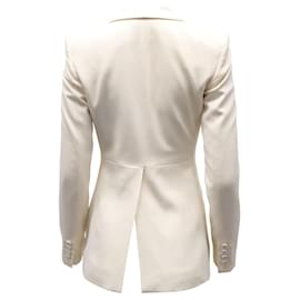 The row-The Row Single Breasted Blazer in White Silk-White,Cream