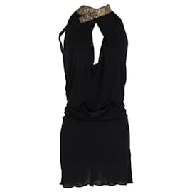 Roland Mouret-Mini abito cut-out Roland Mouret in viscosa nera-Nero