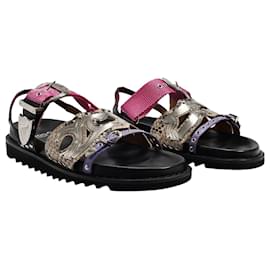 Toga Pulla-AJ1018 Sandalen - Toga Pulla - Schwarz - Leder-Schwarz